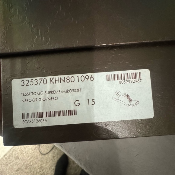 Men’s black Gucci shoes size 15 box included - Picture 7 of 10